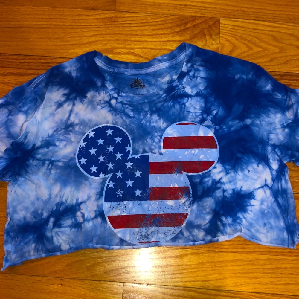 Mickey Mouse tie dye crop top!!!!